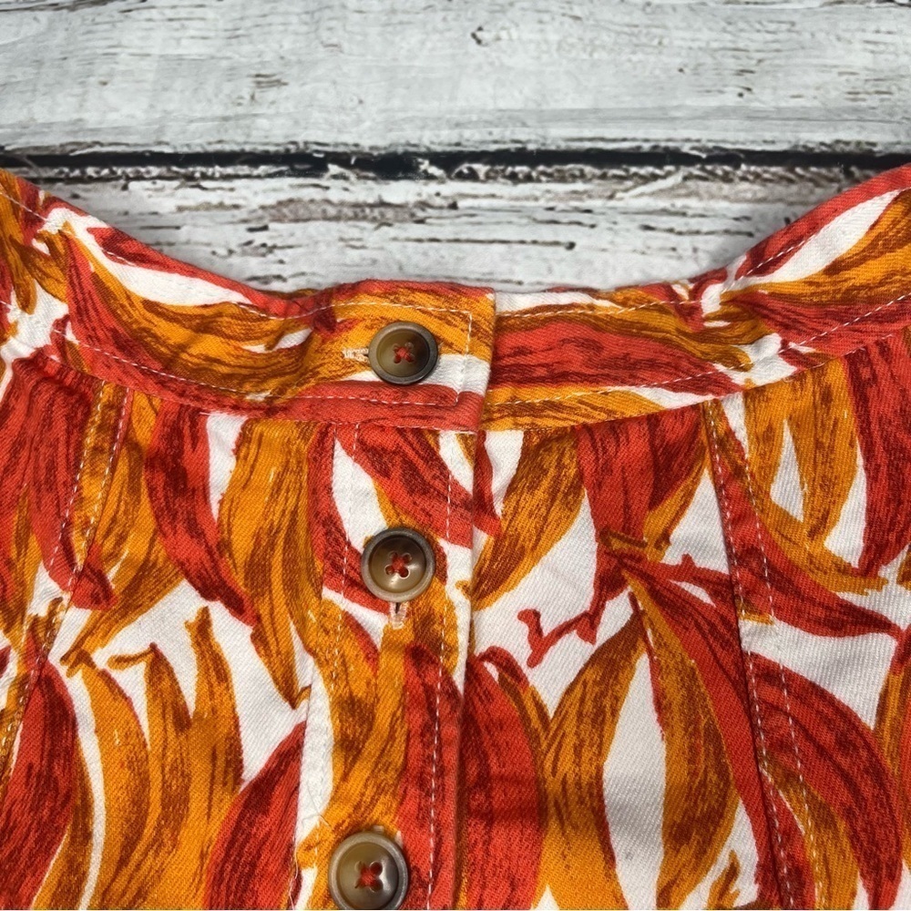 Anthropolgie Maeve Banana Grove A-Line Skirt Size 8p - Picture 4 of 9